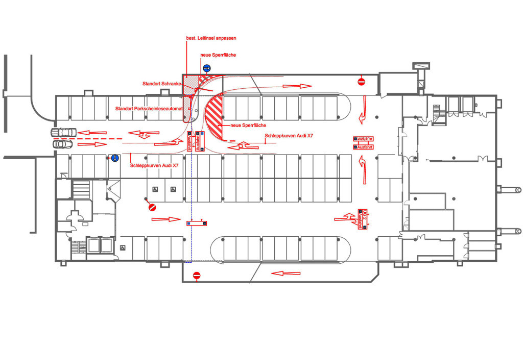 Planung Parkplatz Coop Landquart