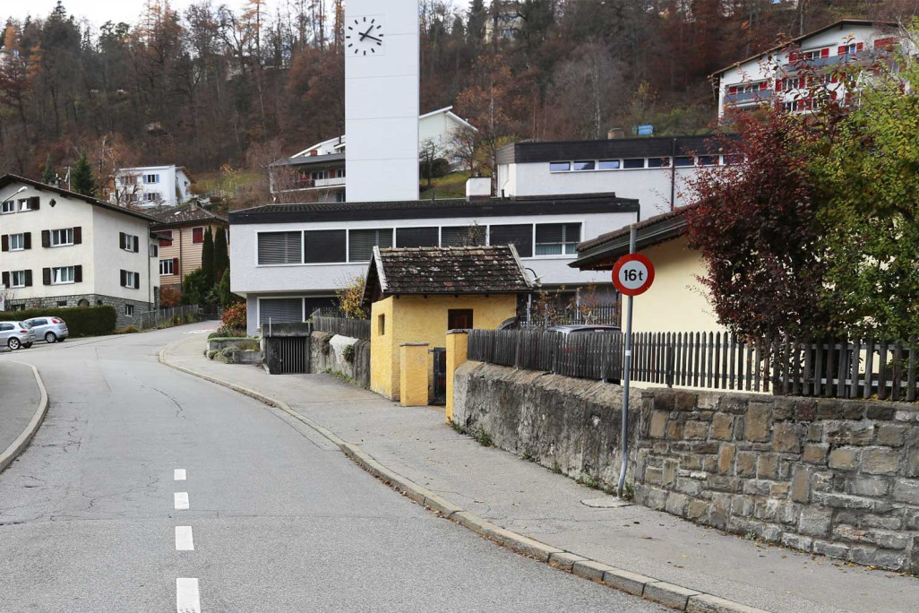 Verkehrsplanung Signalisation Gewichtsbeschränkung Thusis